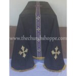 BLACK FUNERAL PALL FOR REQUIEM MASS – 8'X12' - Image 2