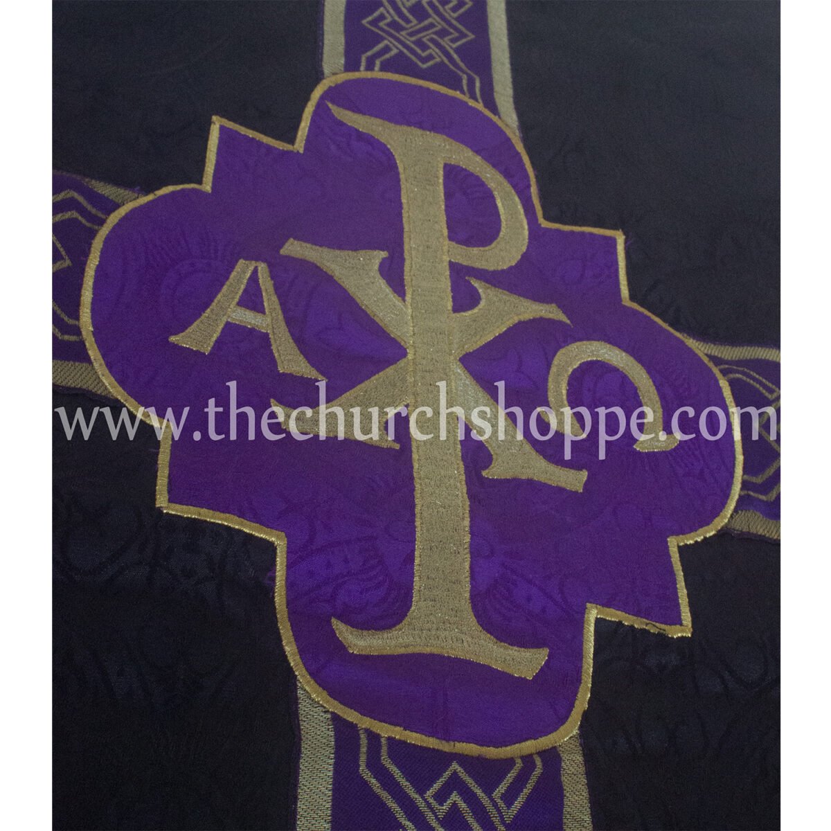 BLACK FUNERAL PALL FOR REQUIEM MASS – 8'X12' - Image 4
