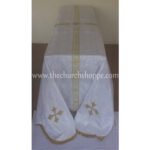 WHITE FUNERAL PALL FOR REQUIEM MASS – 8'X12' - Image 5