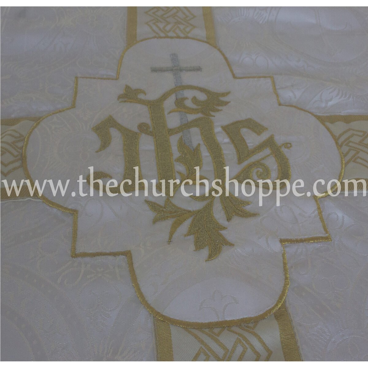 WHITE FUNERAL PALL FOR REQUIEM MASS – 8'X12' - Image 4