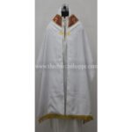 WHITE HUMERAL VEIL WITH IHS EMBROIDERY - Image 2