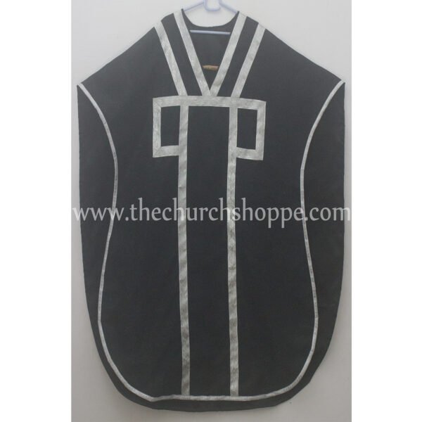 BLACK ST. PHILIP NERI VESTMENT AND MASS SET
