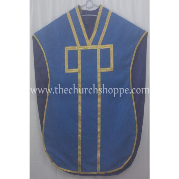 BLUE ST. PHILIP NERI VESTMENT AND MASS SET