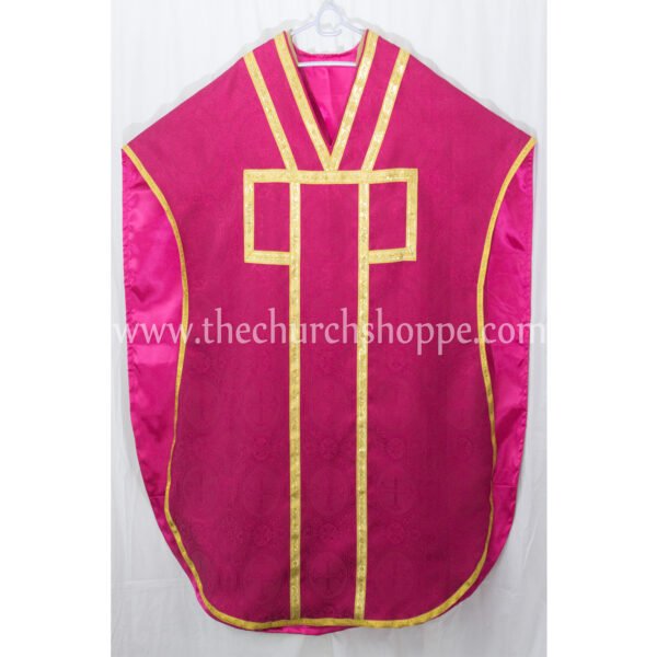DARK ROSE ST. PHILIP NERI VESTMENT AND MASS SET
