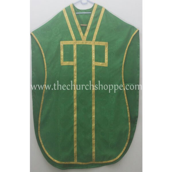 GREEN ST. PHILIP NERI VESTMENT AND MASS SET