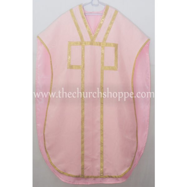 LIGHT ROSE ST. PHILIP NERI VESTMENT AND MASS SET