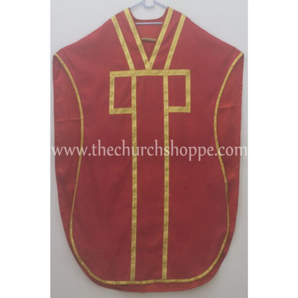 RED ST. PHILIP NERI VESTMENT AND MASS SET