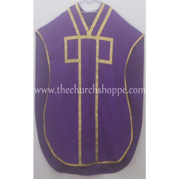 PURPLE ST. PHILIP NERI VESTMENT AND MASS SET