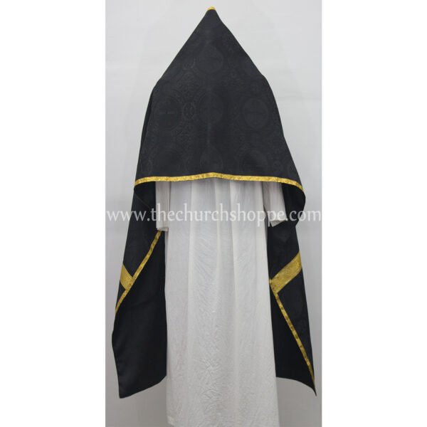 BLACK SET OF 2 ROMAN CATHOLIC CHURCH VIMPS
