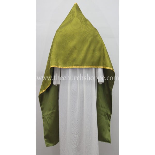 OLIVE GREEN SET OF 2 ROMAN CATHOLIC CHURCH VIMPS