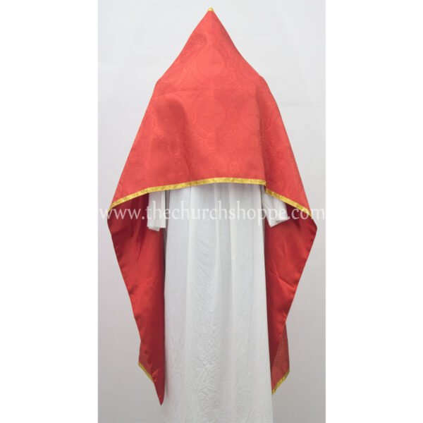 RED SET OF 2 ROMAN CATHOLIC CHURCH VIMPS