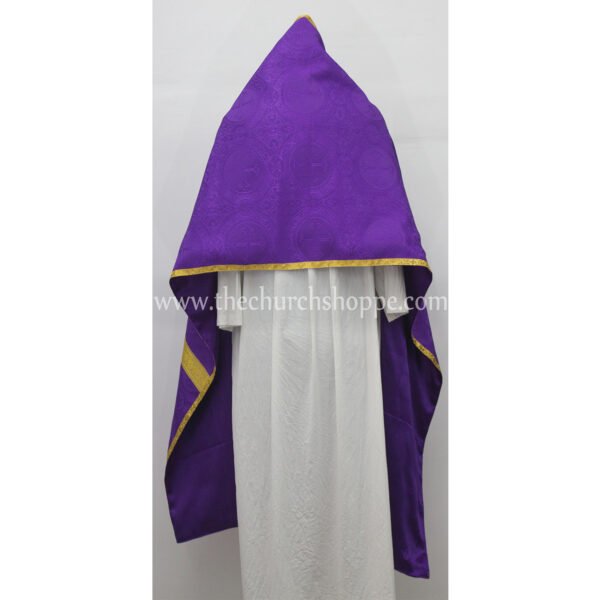 PURPLE SET OF 2 ROMAN CATHOLIC CHURCH VIMPS