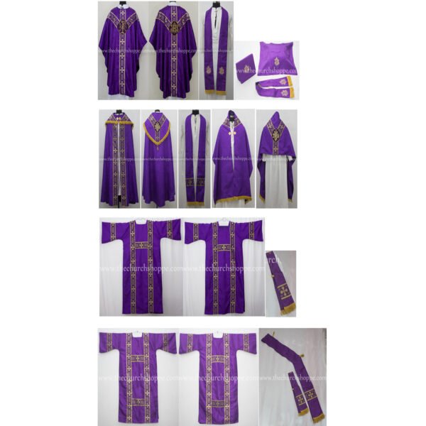 PURPLE GOTHIC SOLEMN HIGH MASS SET