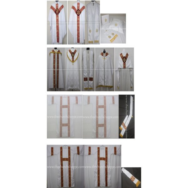 WHITE GOTHIC SOLEMN HIGH MASS SET