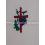 ALTAR LINEN WITH CROSS AND GRAPE EMBROIDERY