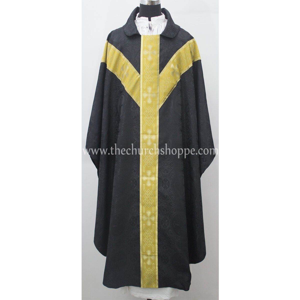 BLACK GOTHIC VESTMENT - Image 1