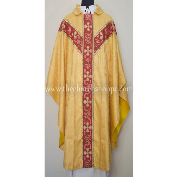 YELLOW GOTHIC VESTMENT