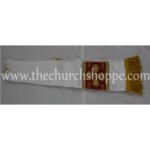 WHITE GOTHIC TUNICLE VESTMENT WITH MANIPLE - Image 3