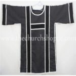 BLACK SPANISH TUNICLE VESTMENT WITH MANIPLE