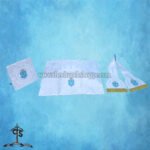 METALLIC SILVER ROMAN FIDDLEBACK CHASUBLE AND MASS SET WITH AM EMBROIDERY - Image 5