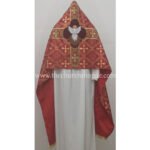 METALLIC GOLD HUMERAL VEIL WITH IHS EMBROIDERY