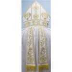 WHITE MITRE WITH IHS EMBROIDERY - Image 2