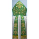GREEN MITRE WITH ECCLESIASTICAL EMBROIDERY - Image 2