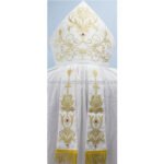 WHITE MITRE WITH ECCLESIASTICAL EMBROIDERY - Image 2