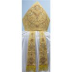 YELLOW  MITRE WITH ECCLESIASTICAL EMBROIDERY - Image 2