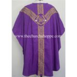 VIOLTE GOTHIC VESTMENT WITH PAX EMBROIDERY