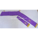 VIOLET GOTHIC DALMATIC VESTMENT WITH DEACON’S STOLE AND MANIPLE - Image 3