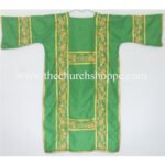 GREEN GOTHIC DALMATIC VESTMENT WITH DEACON’S STOLE AND MANIPLE - Image 2