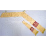 YELLOW GOTHIC DALMATIC VESTMENT WITH DEACON’S STOLE AND MANIPLE - Image 3